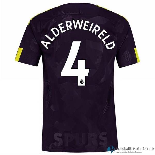 Tottenham Hotspur Trikot Ausweich Alderweireld 2017-18 Fussballtrikots Günstig